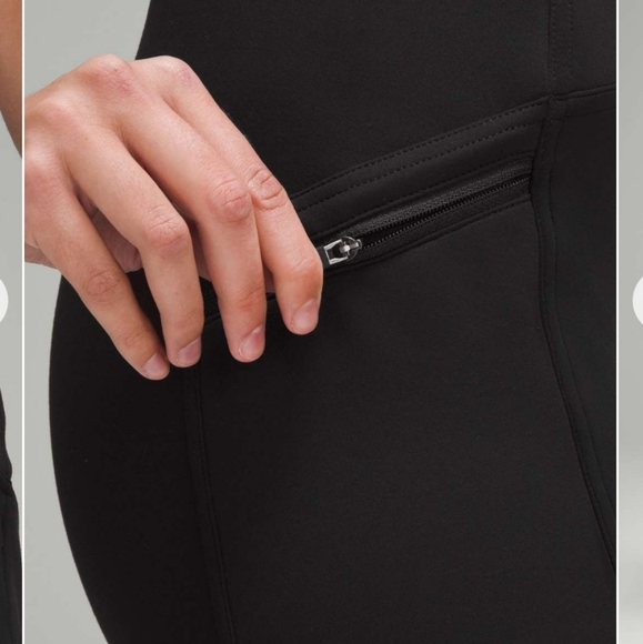 NWT Lululemon Cold Weather High-Rise Running Tight 28", Size 6 - Picture 6 of 8